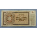 Bohemia Morava 10 Kronen 1942 F