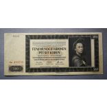 Protectorate of Bohemia and Moravia 500 Korun 1942 VF