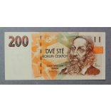 Czech Republic 200 Korun 1998 Unc