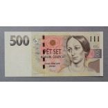 Czech Republic 500 Korun 2009 Unc