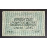 Czechoslovakia 1 Korunu 1919 F