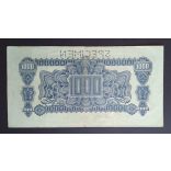 Czechoslovakia 1000 Korun 1944 Minta VF