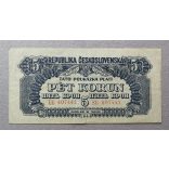 Czechoslovakia 5 Korun 1944 VF
