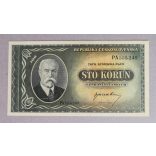 Czechoslovakia 100 Korun 1945 XF