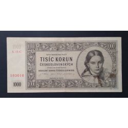 Czechoslovakia 1000 Korun 1945 VF