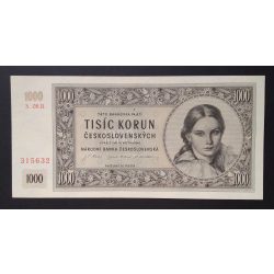 Czechoslovakia 1000 Korun 1945 Specimen Unc