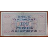 Czechoslovakia 100 Korun 1945 VF-