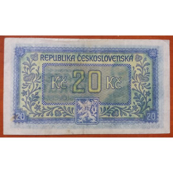 Czechoslovakia 20 Korun 1945 F+