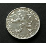 Csehszlovákia 50 Korona 1948 10 g ezüst