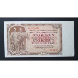 Czechoslovakia 100 Korun 1953 XF+