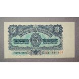 Czechoslovakia 3 Korun 1953 Unc