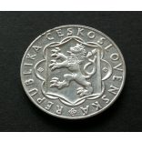 Csehszlovákia 10 Korona 1954 12 g ezüst