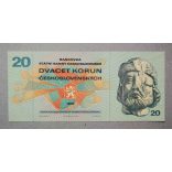 Czechoslovakia 20 Korun 1970 XF+