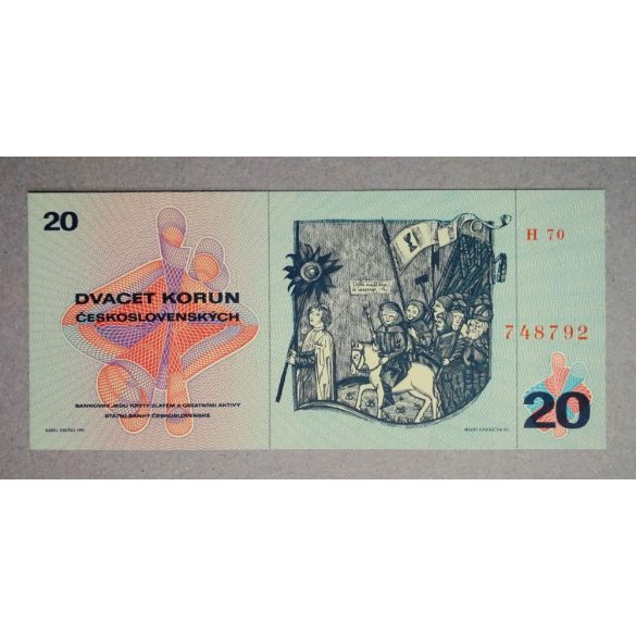 Czechoslovakia 20 Korun 1970 XF+