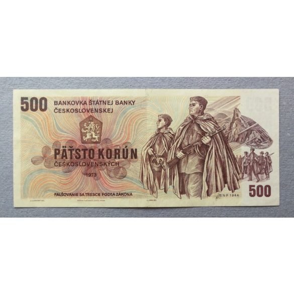 Csehszlovákia 500 Korun 1973 VF