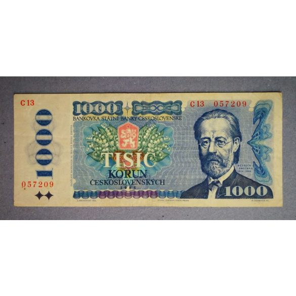 Czechoslovakia 1000 Korun 1985 F