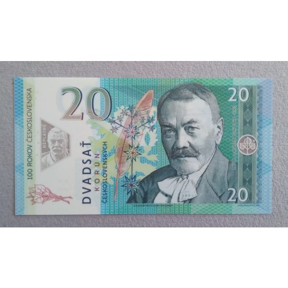 Czechoslovakia 20 Korun 2019 Unc - commemorative banknote