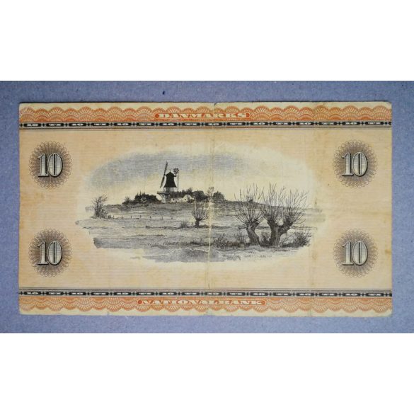 Denmark 10 Kroner 1936 F