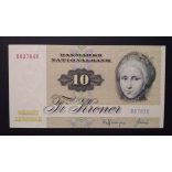 Denmark 10 Kroner 1972 Unc