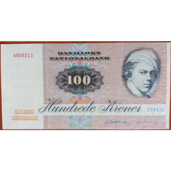 Dánia 100 Kroner 1984 F