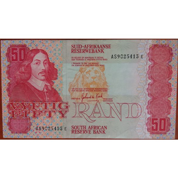 Dél-Afrika 50 Rand 1984 VF+