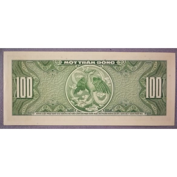 Dél-Vietnám 100 Dong 1955 aUNC+
