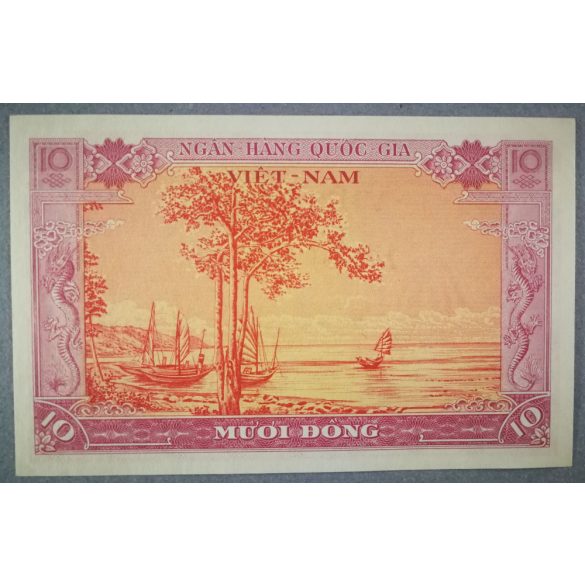 Dél-Vietnám 10 Dong 1955 aUNC+