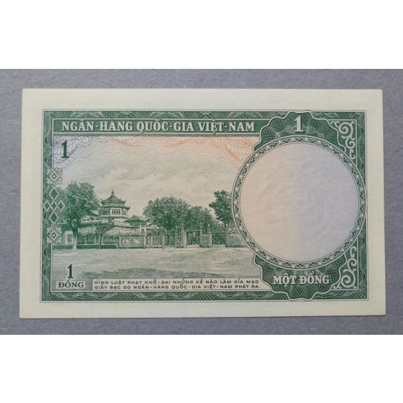 Dél-Vietnám 1 Dong 1956 Unc