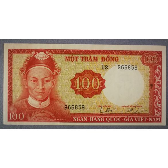 South Vietnam 100 Dong 1966 XF