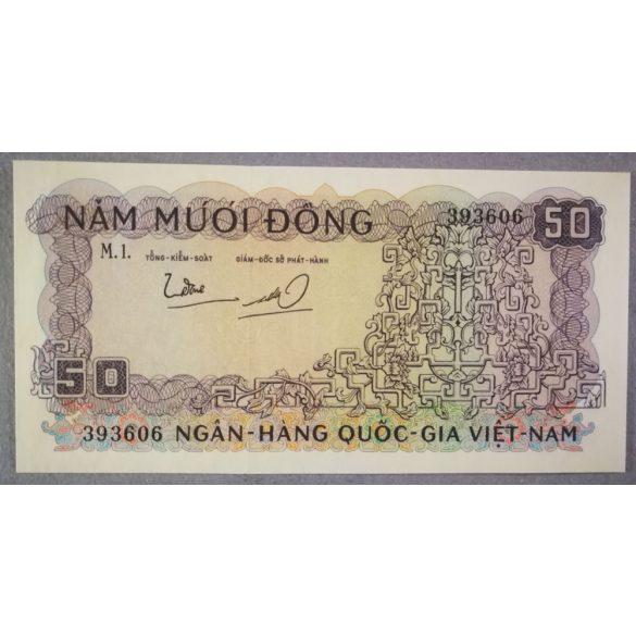 Dél-Vietnám 50 Dong 1966 UNC