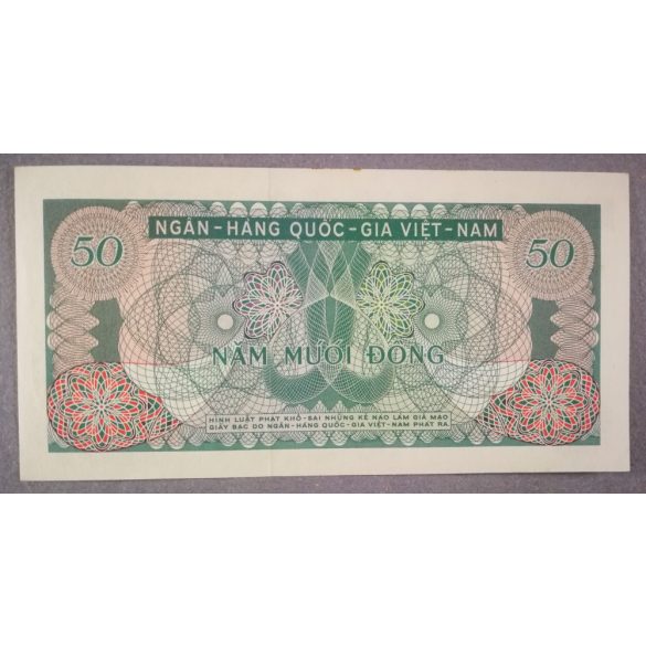 Dél-Vietnám 50 Dong 1969 aUNC