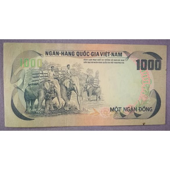 Dél-Vietnám 1000 Dong 1972 XF
