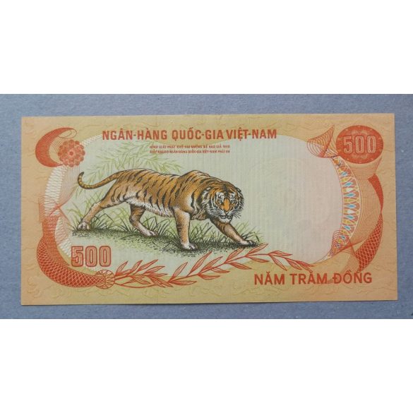 Dél-Vietnám 500 Dong 1972 Unc-