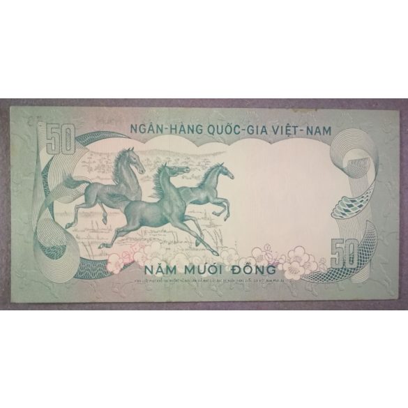 Dél-Vietnám 50 Dong 1972 aUNC
