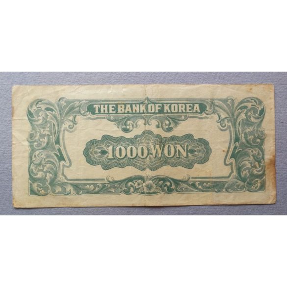 South Korea 1000 Won 1950 F