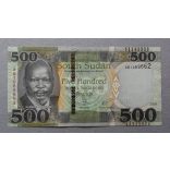 South Sudan 500 Pounds 2018 UNC