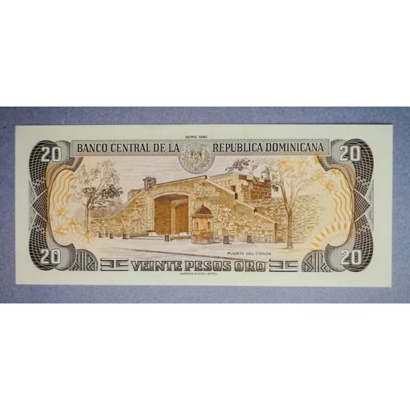 Dominica 20 Pesos 1990 UNC