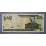 Dominica 10 Pesos 2001 UNC