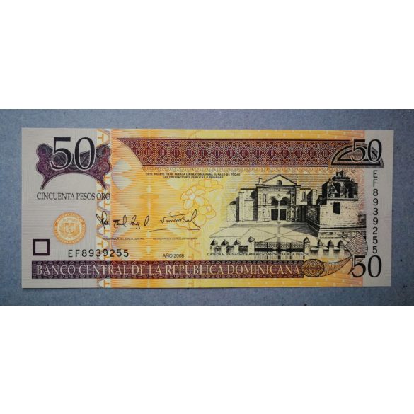 Dominika 50 Pesos 2008 UNC