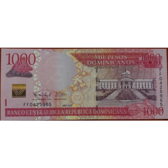 Dominika 1000 Pesos 2012 UNC