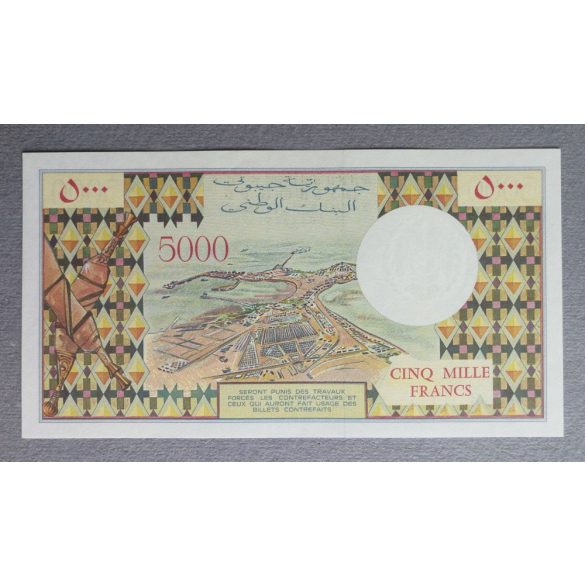 Dzsibuti 5000 Francs 1979 UNC