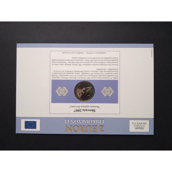 EU 2 Euro Slovenia 2007 Unc