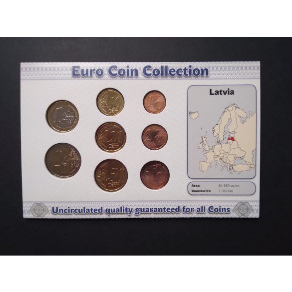 EU Euro set Unc Latvia