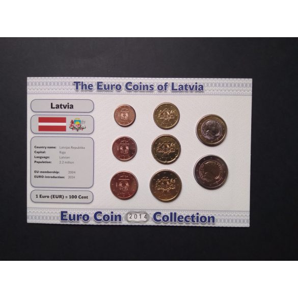 EU Euro szett Unc Lettország