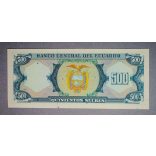 Ecuador 500 Sucres 1988 Unc