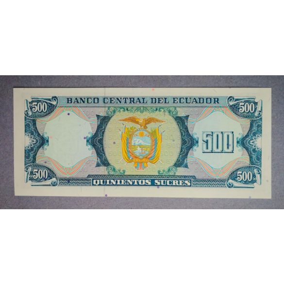 Ecuador 500 Sucres 1988 Unc