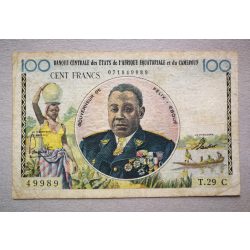 Egyenlítői Afrikai Államok 100 Francs 1961 F