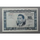 Egyenlítői Guinea 1000 Pesetas 1969 Unc-