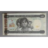 Eritrea 5 Nakfa 1997 UNC