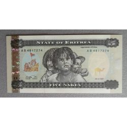 Eritrea 5 Nakfa 1997 UNC